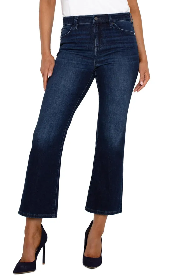 Womens Liverpool Los Angeles Jeans HANNAH CROP FLARE ECO Upland