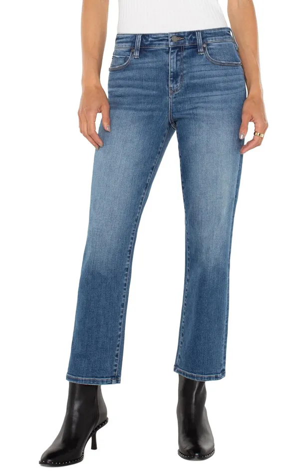 Womens Liverpool Los Angeles Jeans KENNEDY CROP STRAIGHT 8211 ECO Mcallaster