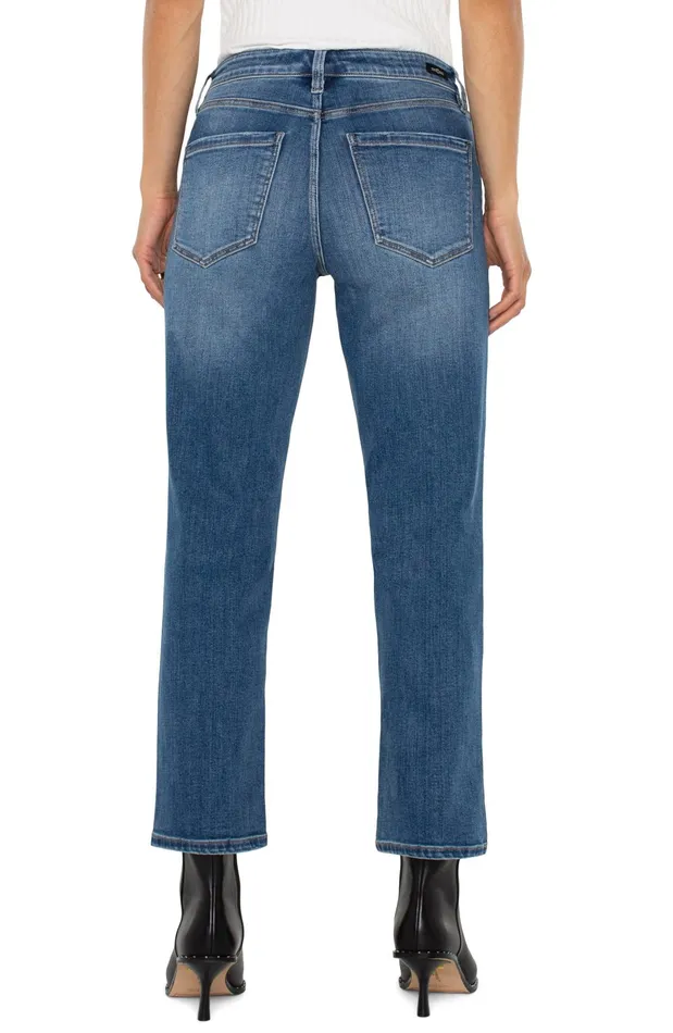 Womens Liverpool Los Angeles Jeans KENNEDY CROP STRAIGHT 8211 ECO Mcallaster