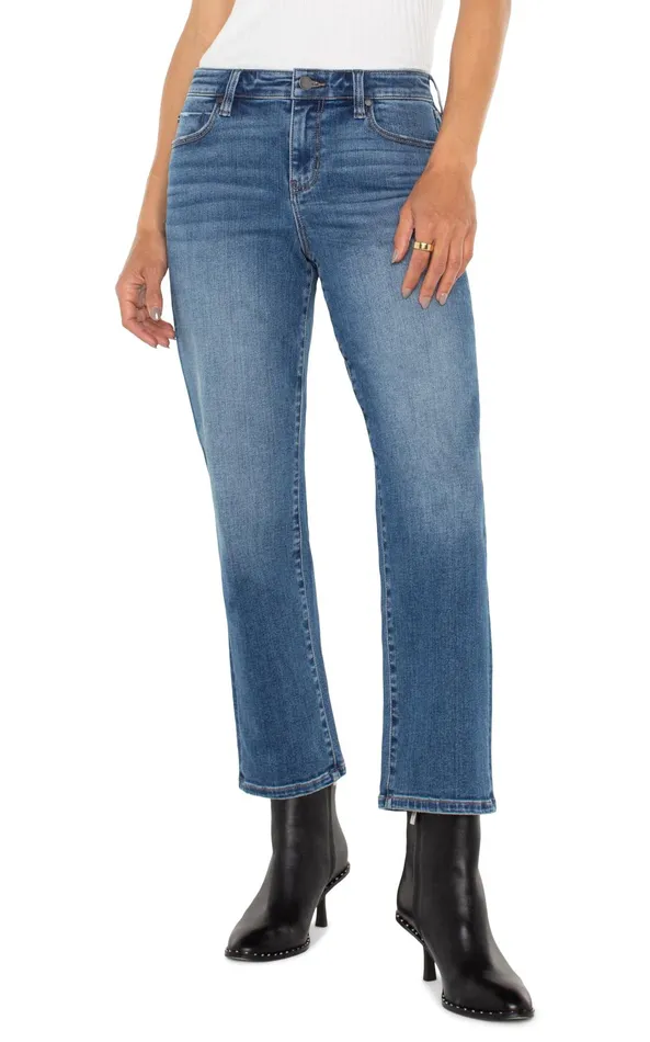 Womens Liverpool Los Angeles Jeans KENNEDY CROP STRAIGHT 8211 ECO Mcallaster