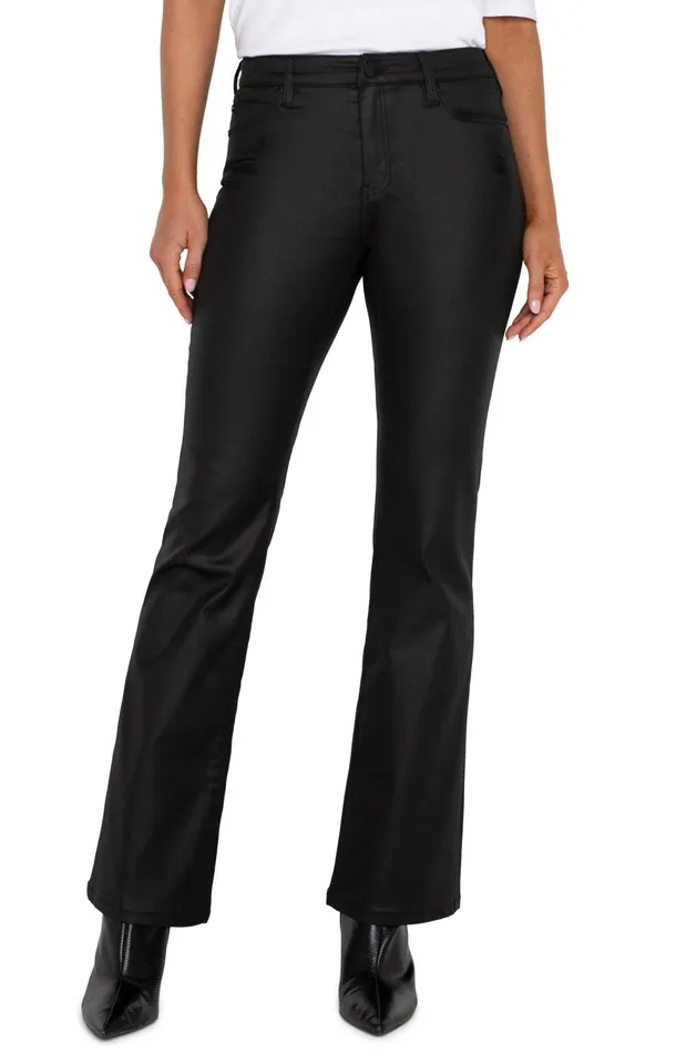 Womens Liverpool Los Angeles Jeans LUCY BOOTCUT Coated Black