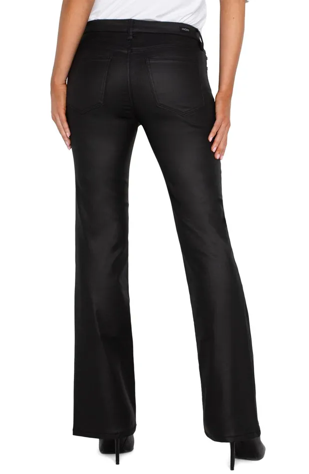Womens Liverpool Los Angeles Jeans LUCY BOOTCUT Coated Black