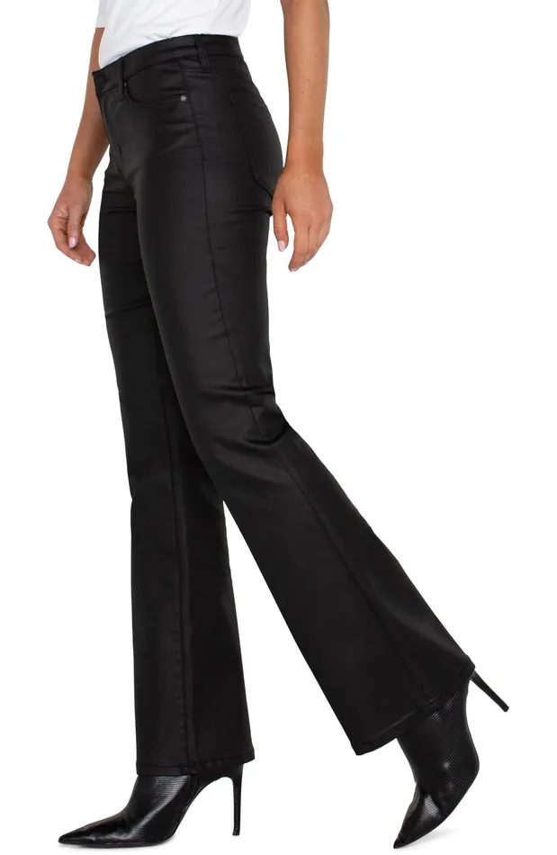 Womens Liverpool Los Angeles Jeans LUCY BOOTCUT Coated Black