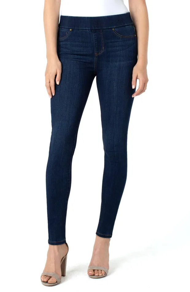 Womens Liverpool Los Angeles Jeans SIENNA PULLON SKINNY Dynasty Dark