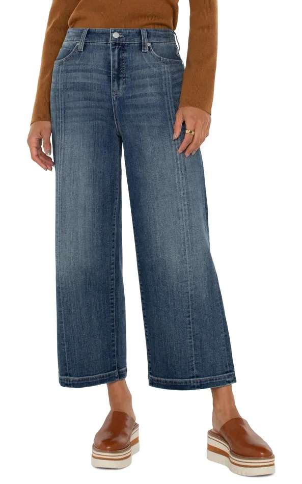 Womens Liverpool Los Angeles Jeans STRIDE HIRISE WIDE LEG Jenny Lake