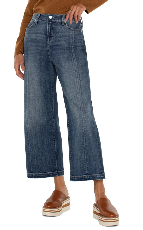 Womens Liverpool Los Angeles Jeans STRIDE HIRISE WIDE LEG Jenny Lake