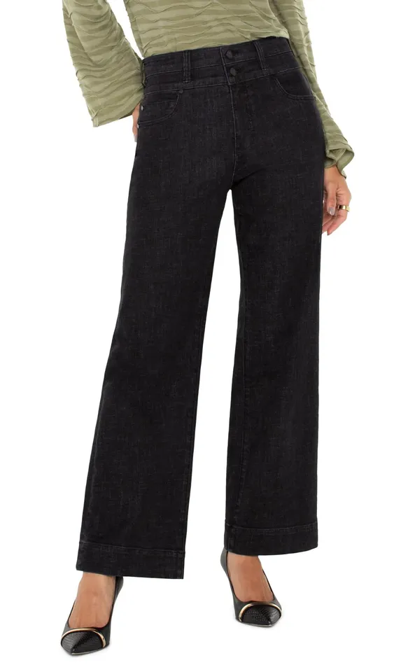 Womens Liverpool Los Angeles Jeans STRIDE HIRISE WIDE LEG Rockville