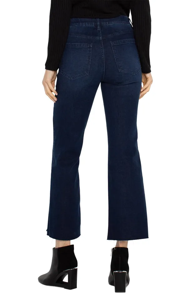 Womens Liverpool Los Angeles Jeans THE GIA GLIDER CROP FLARE TWISTED SEAM 8211 ECO Banning
