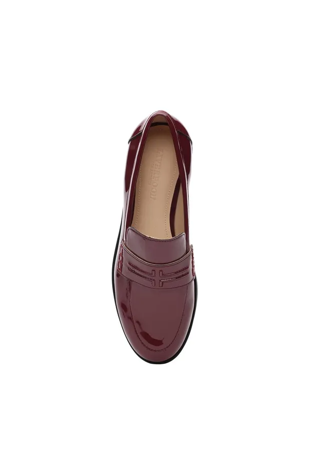 Womens Liverpool Los Angeles Loafers BALDWIN LEATHER SLIP ON LOAFER Ruby