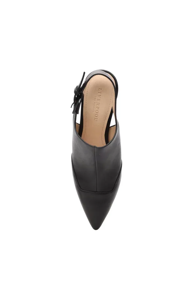 Womens Liverpool Los Angeles Mules BARSTOW SLING BACK MULE Black