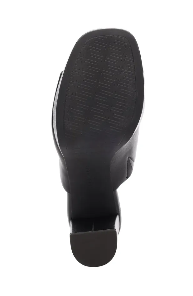 Womens Liverpool Los Angeles Mules CARSON HIGH BLOCK HEEL MULE Black