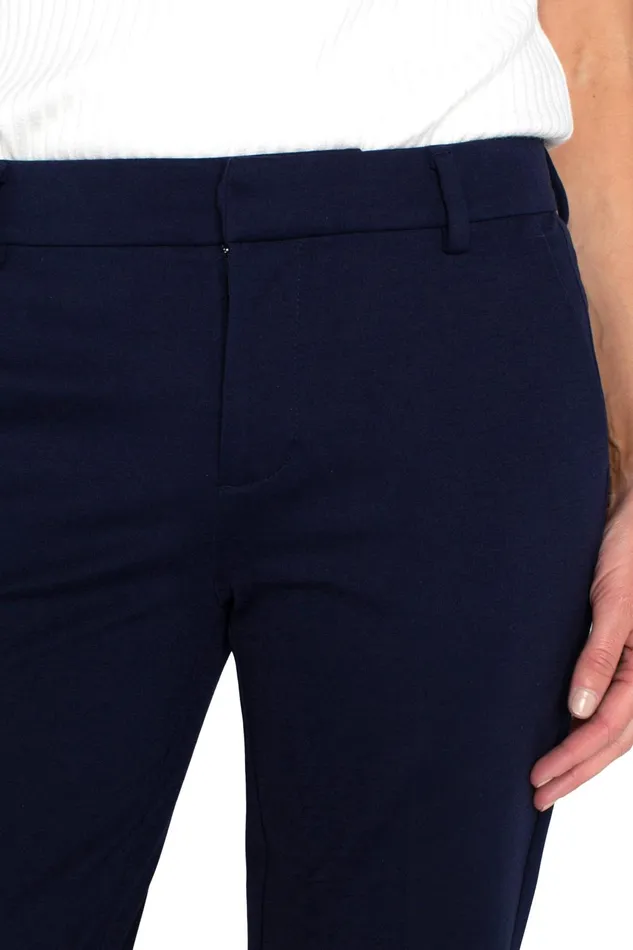 Womens Liverpool Los Angeles Pants KELSEY KNIT TROUSER SUPER STRETCH 8211 TALL Cadet Blue