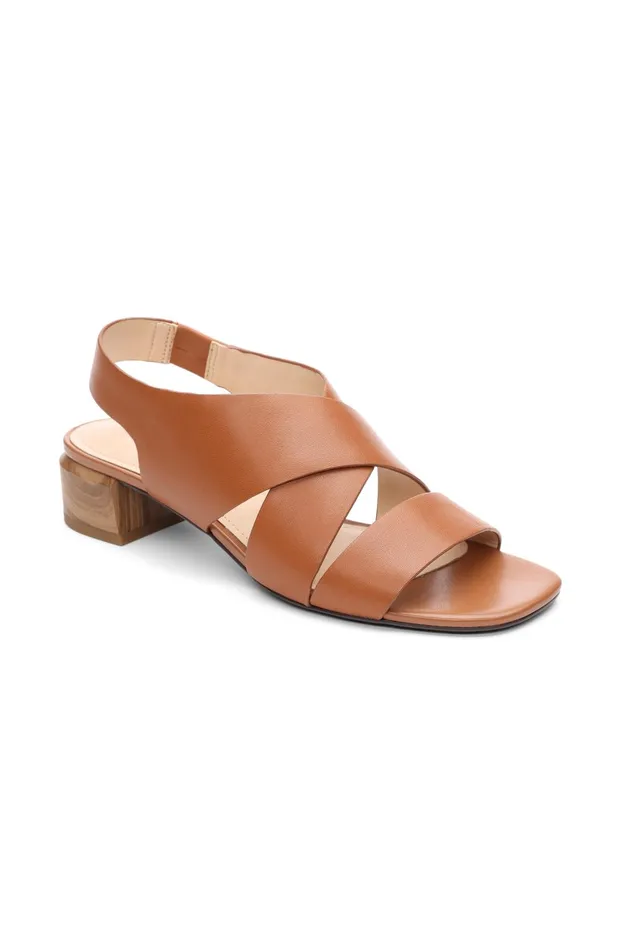 Womens Liverpool Los Angeles Sandals POMONA CROSS STRAP SANDAL Luggage