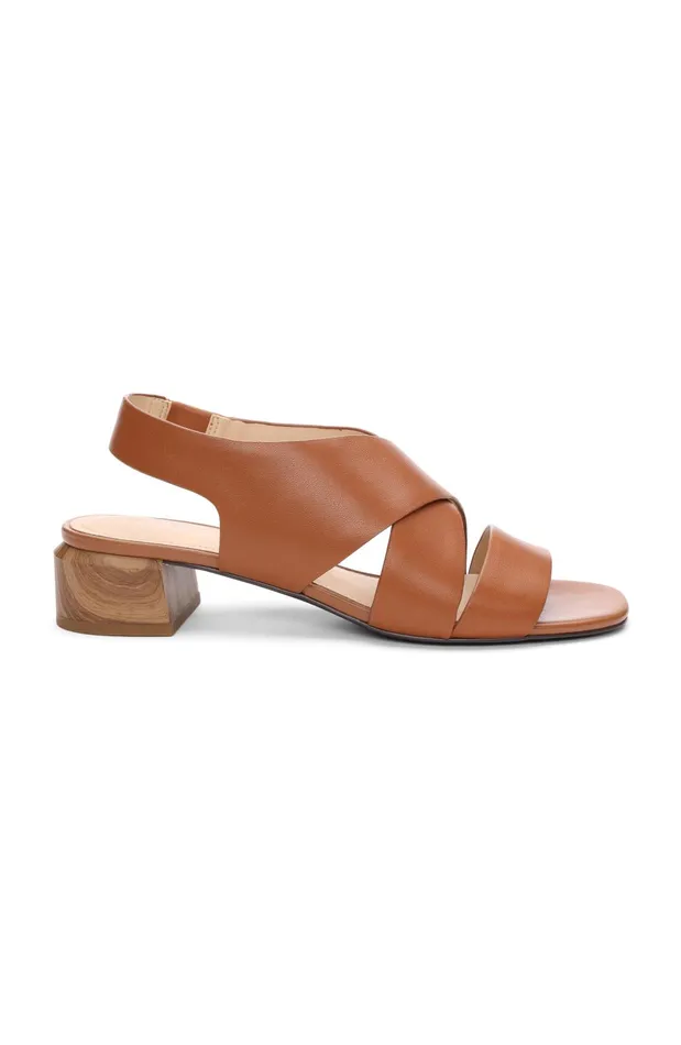 Womens Liverpool Los Angeles Sandals POMONA CROSS STRAP SANDAL Luggage