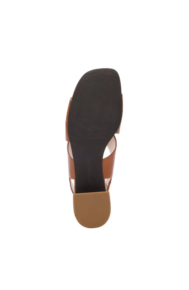 Womens Liverpool Los Angeles Sandals POMONA CROSS STRAP SANDAL Luggage