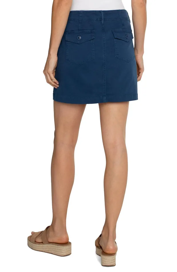 Womens Liverpool Los Angeles Skirts CARGO SKORT Indigo Dusk