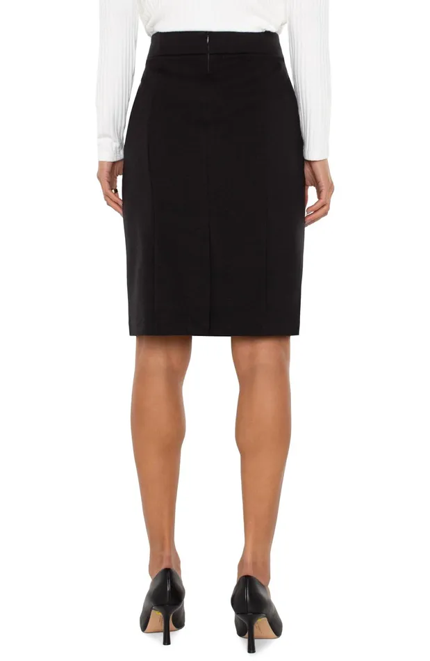 Womens Liverpool Los Angeles Skirts PENCIL SKIRT Black