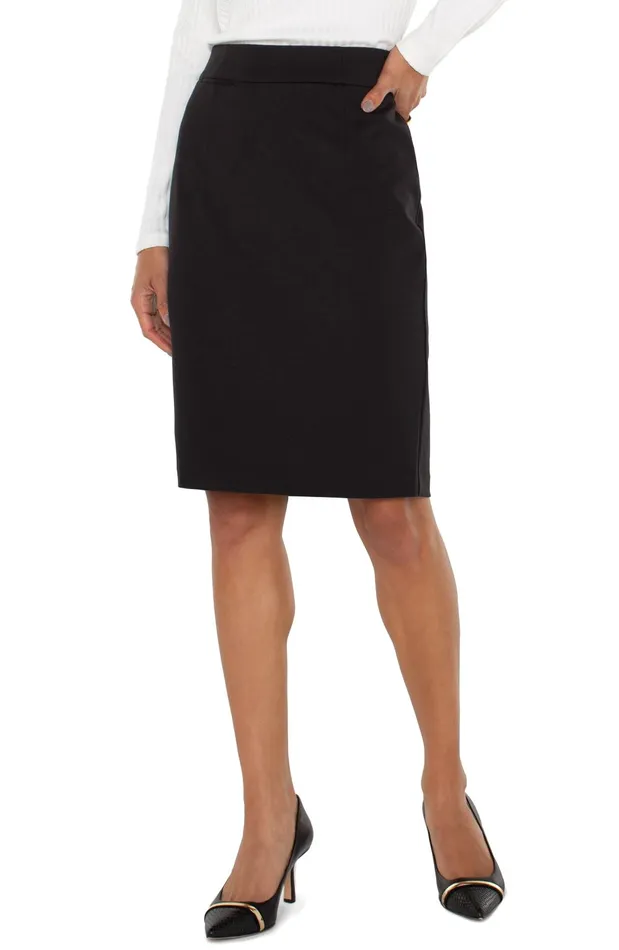 Womens Liverpool Los Angeles Skirts PENCIL SKIRT Black