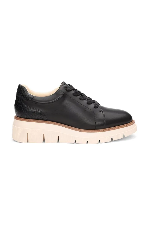 Womens Liverpool Los Angeles Sneakers RIVERSIDE LACE UP PLATFORM WITH RIDGE SOLE Black