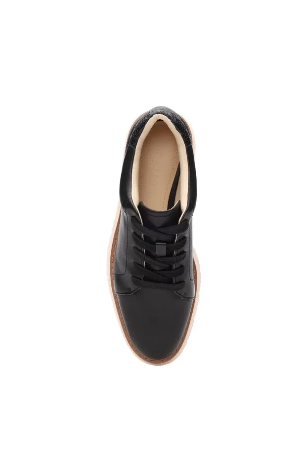 Womens Liverpool Los Angeles Sneakers RIVERSIDE LACE UP PLATFORM WITH RIDGE SOLE Black