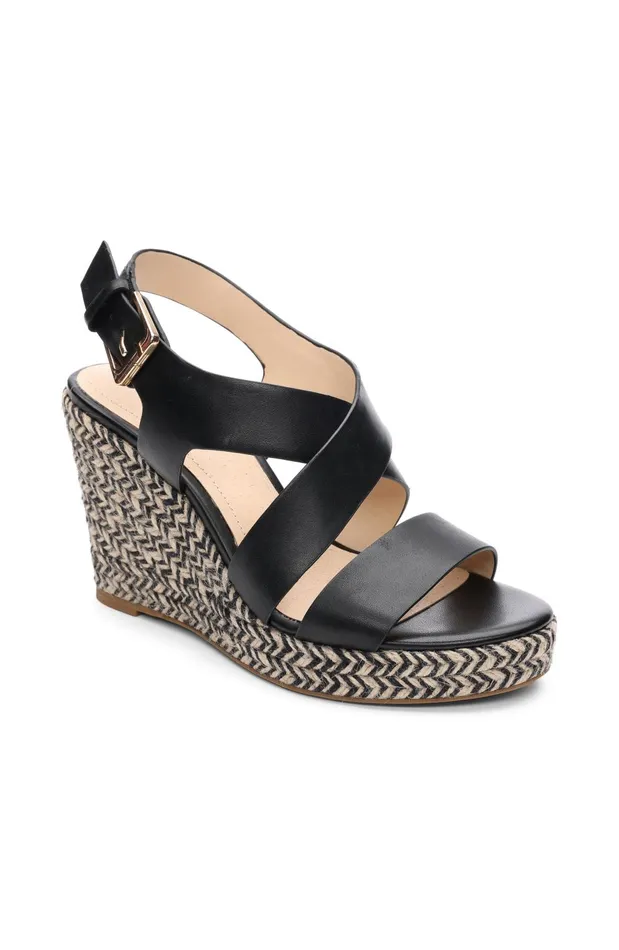 Womens Liverpool Los Angeles Wedges and Espadrilles HILLS ANKLE STRAP PLATFORM WEDGE Black Womens Liverpool Los Angeles Wedges and Espadrilles HILLS ANKLE STRAP PLATFORM WEDGE Black