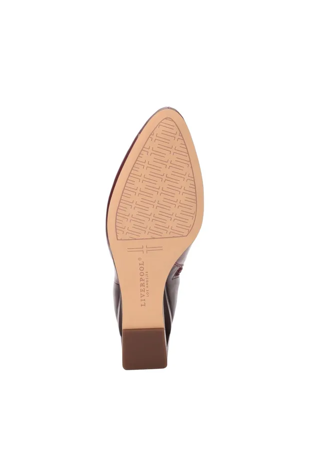 Womens Liverpool Los Angeles Wedges and Espadrilles LAX BOOTIE WITH CHOP OUT WEDGE Bordeaux