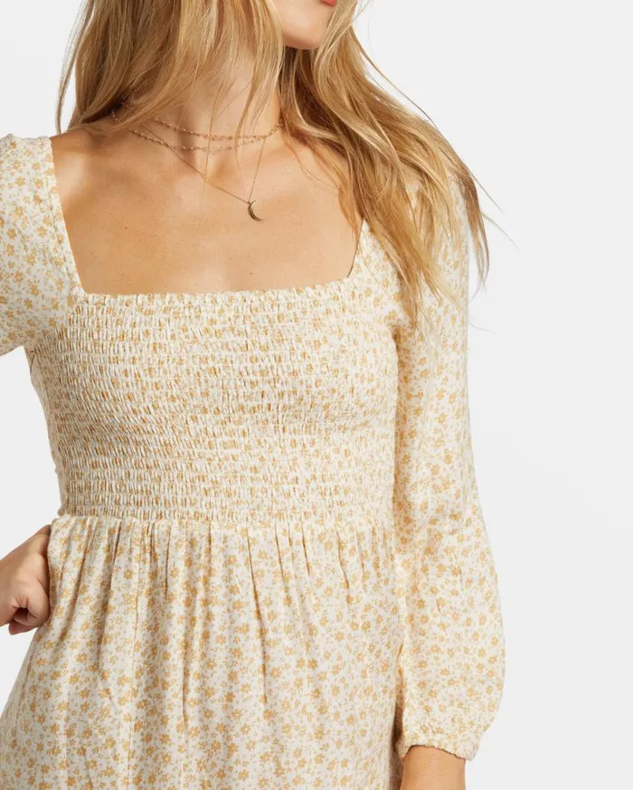 Womens Lots Of Love Midi Dress Hemp 2 Billabong Dresses Womens Lots Of Love Midi Dress Hemp 2 Billabong Dresses