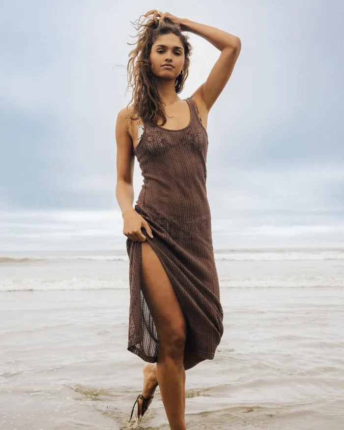 Womens Lunar Days Midi Swim CoverUp Kona Billabong Dresses