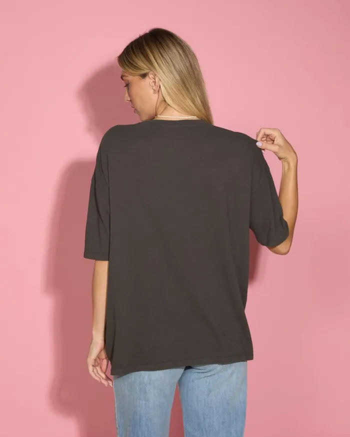 Womens Natural Mystic TShirt Off Black Billabong Tops Womens Natural Mystic TShirt Off Black Billabong Tops