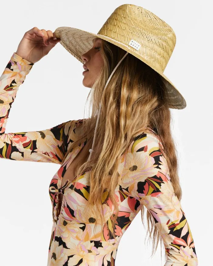 Womens New Comer Straw Hat Natural Billabong Beach Accessories Womens New Comer Straw Hat Natural Billabong Beach Accessories