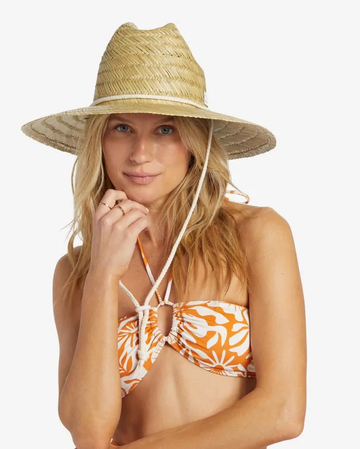 Womens New Comer Straw Hat Natural Billabong Beach Accessories Womens New Comer Straw Hat Natural Billabong Beach Accessories