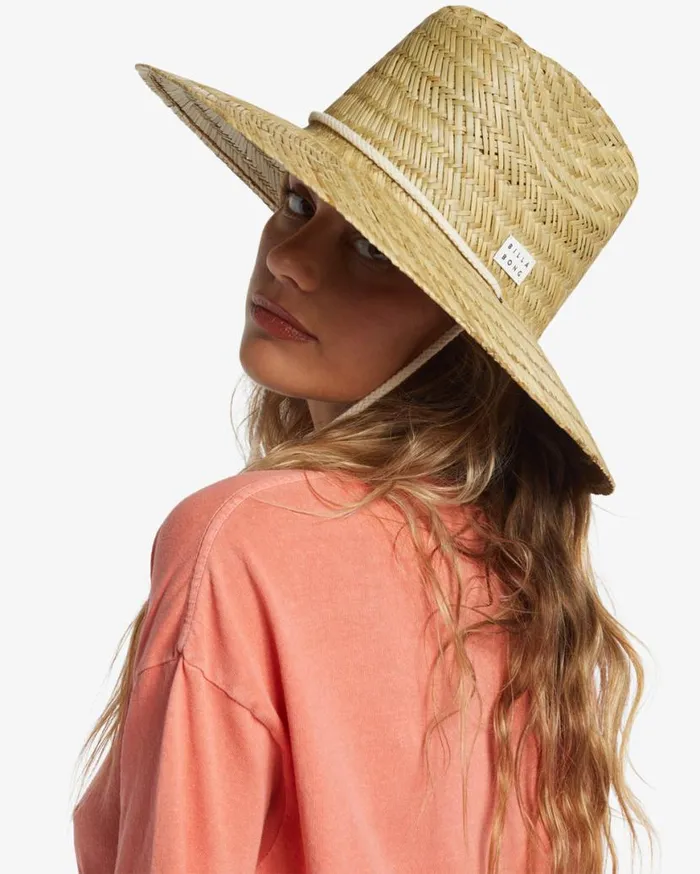 Womens New Comer Straw Hat Natural Billabong Beach Accessories Womens New Comer Straw Hat Natural Billabong Beach Accessories