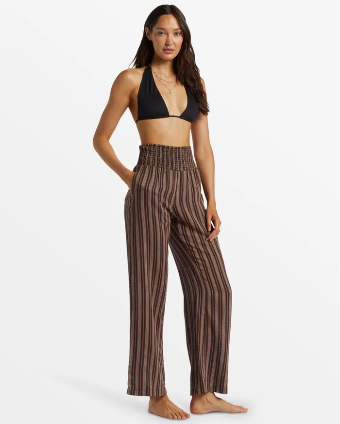 Womens New Waves 2 Elastic Waist Pants Black Billabong Jeans and Pants Womens New Waves 2 Elastic Waist Pants Black Billabong Jeans and Pants