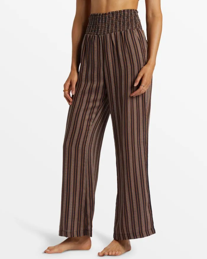 Womens New Waves 2 Elastic Waist Pants Black Billabong Jeans and Pants Womens New Waves 2 Elastic Waist Pants Black Billabong Jeans and Pants