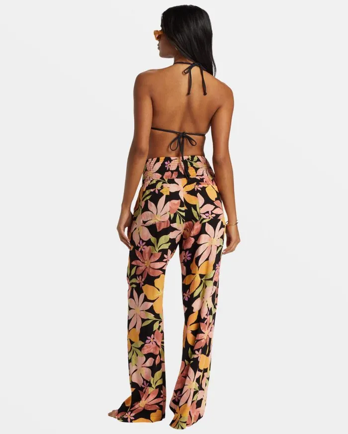 Womens New Waves 2 WideLeg Pants Kiss The Earth Billabong Jeans and Pants Womens New Waves 2 WideLeg Pants Kiss The Earth Billabong Jeans and Pants