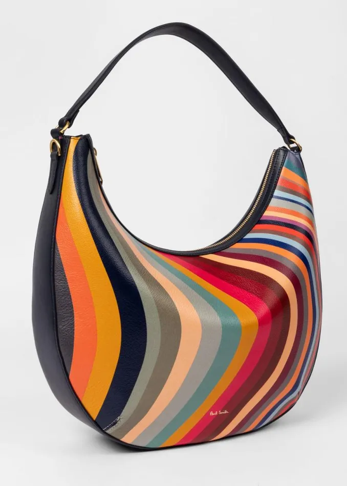 Womens Paul Smith Bags 039Swirl039 Leather Medium Round Hobo Bag Womens Paul Smith Bags 039Swirl039 Leather Medium Round Hobo Bag