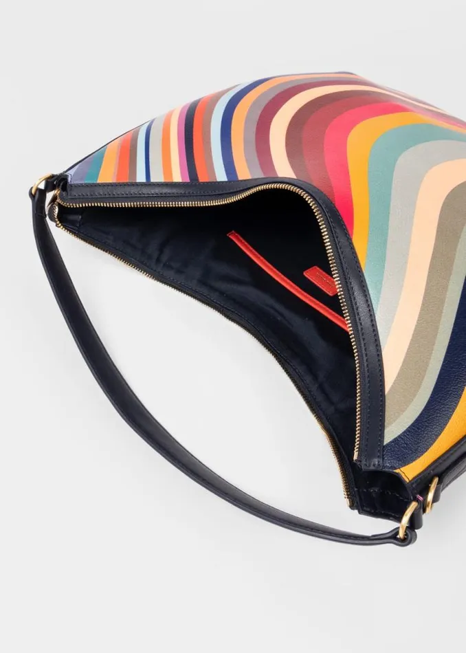 Womens Paul Smith Bags 039Swirl039 Leather Medium Round Hobo Bag Womens Paul Smith Bags 039Swirl039 Leather Medium Round Hobo Bag