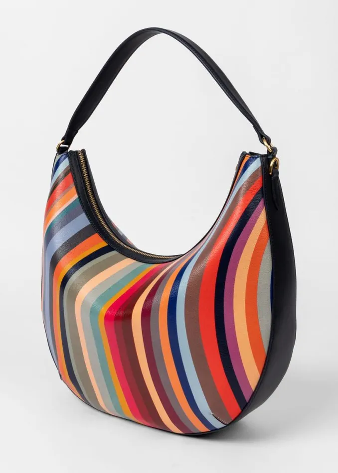 Womens Paul Smith Bags 039Swirl039 Leather Medium Round Hobo Bag Womens Paul Smith Bags 039Swirl039 Leather Medium Round Hobo Bag