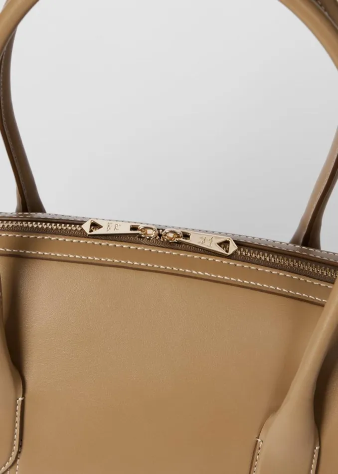 Womens Paul Smith Bags Khaki Leather Boston Bag Womens Paul Smith Bags Khaki Leather Boston Bag
