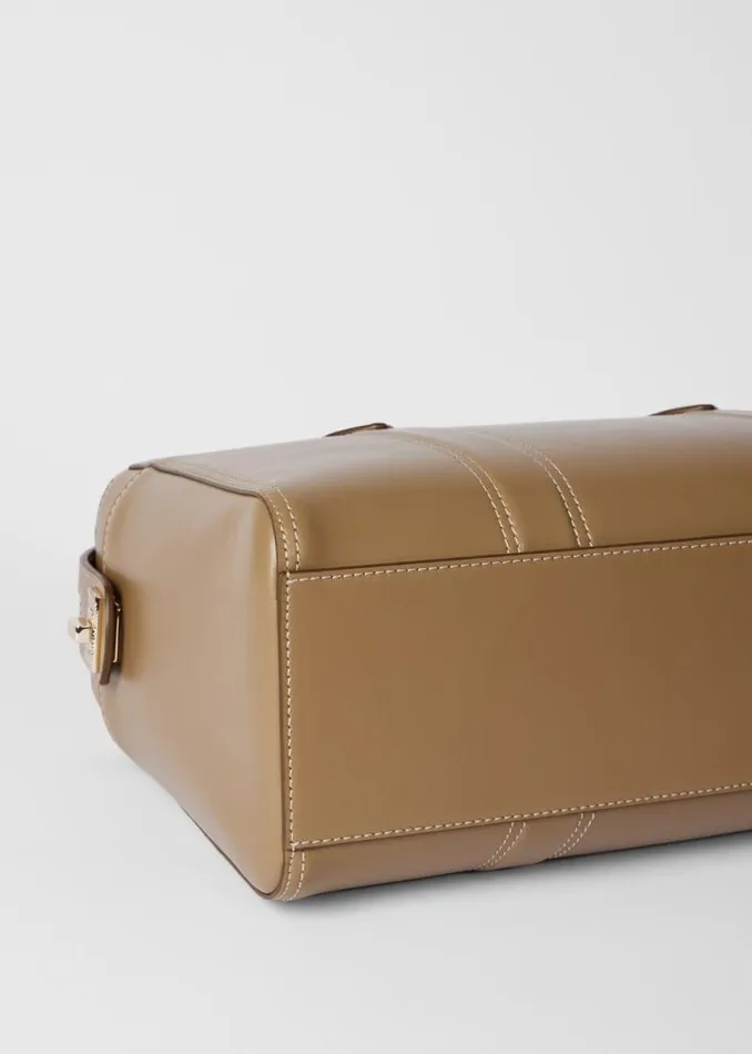 Womens Paul Smith Bags Khaki Leather Boston Bag Womens Paul Smith Bags Khaki Leather Boston Bag
