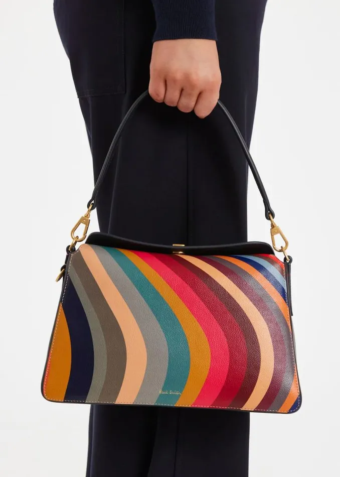Womens Paul Smith Bags Leather 039Swirl039 Shoulder Bag