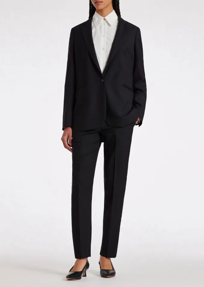 Womens Paul Smith Blazers A Suit To Travel In 8211 Black Wool Travel Blazer Womens Paul Smith Blazers A Suit To Travel In 8211 Black Wool Travel Blazer