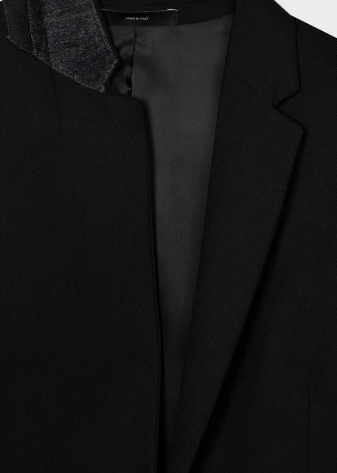 Womens Paul Smith Blazers A Suit To Travel In 8211 Black Wool Travel Blazer Womens Paul Smith Blazers A Suit To Travel In 8211 Black Wool Travel Blazer