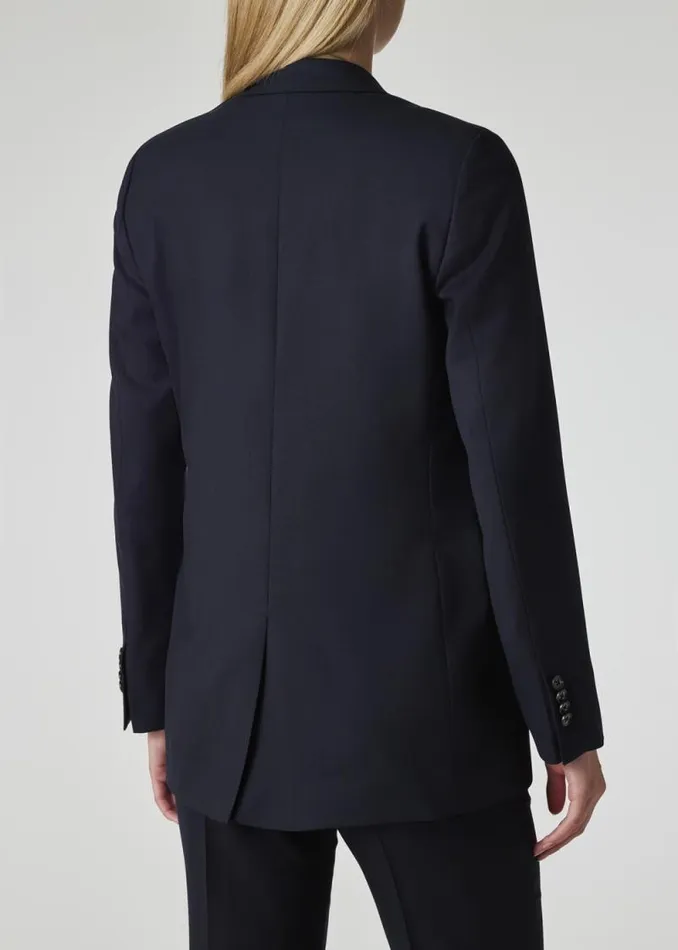 Womens Paul Smith Blazers A Suit To Travel In 8211 Dark Navy Wool Travel Blazer