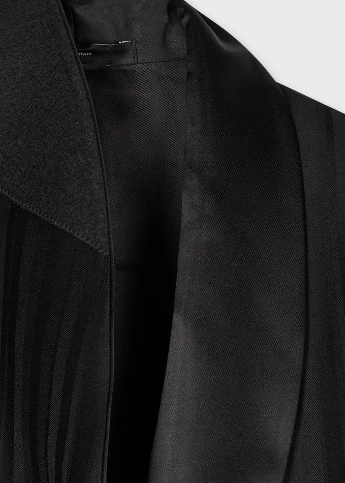 Womens Paul Smith Blazers Black 039Shadow Stripe039 Shawl Collar Blazer Womens Paul Smith Blazers Black 039Shadow Stripe039 Shawl Collar Blazer