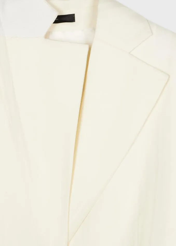 Womens Paul Smith Blazers Ivory Wool 039Shadow Stripe039 Blazer Womens Paul Smith Blazers Ivory Wool 039Shadow Stripe039 Blazer