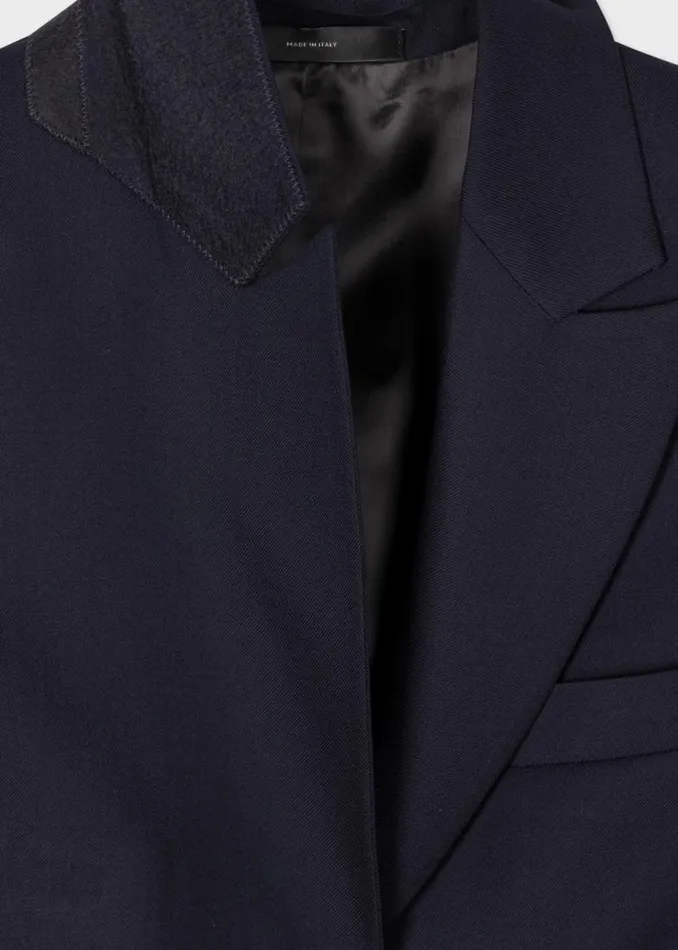 Womens Paul Smith Blazers Navy Cropped 039A Suit To Travel In039 Wool Blazer Womens Paul Smith Blazers Navy Cropped 039A Suit To Travel In039 Wool Blazer