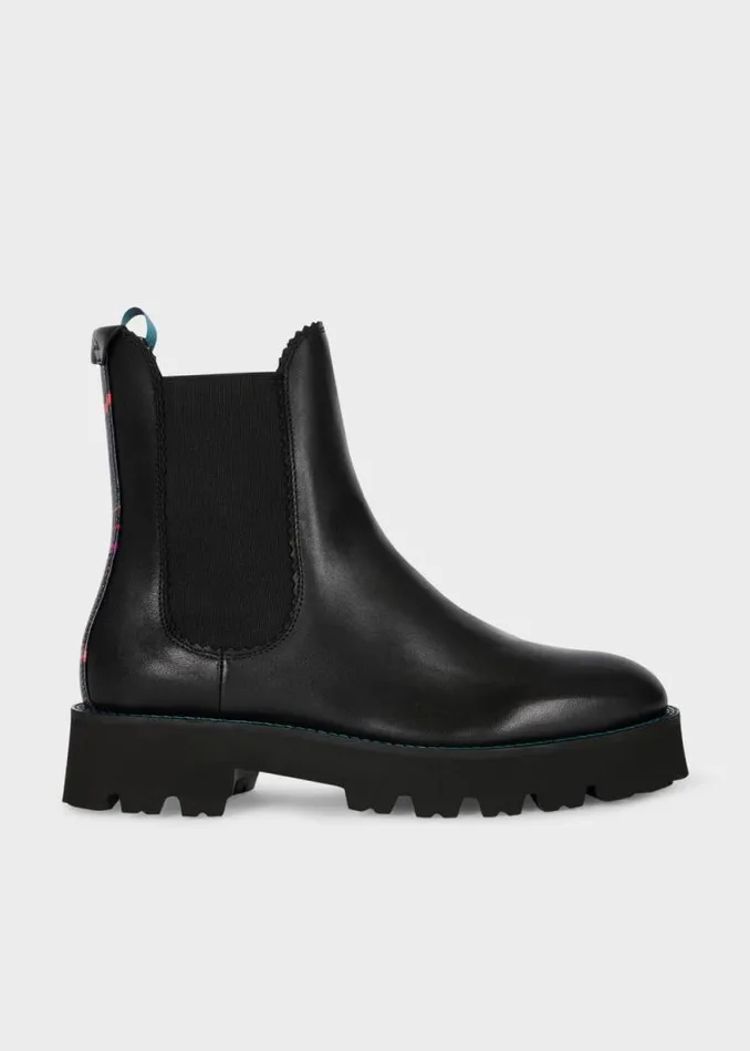 Womens Paul Smith Boots Black Leather 039Khyber039 Boots