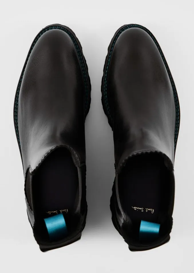 Womens Paul Smith Boots Black Leather 039Khyber039 Boots Womens Paul Smith Boots Black Leather 039Khyber039 Boots