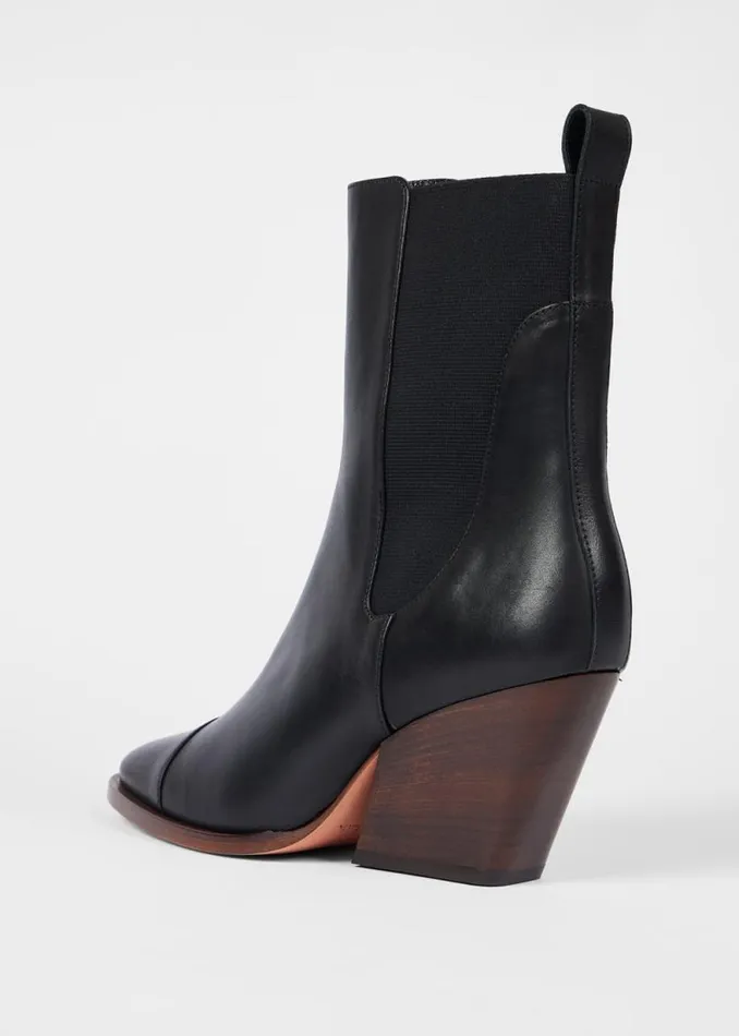 Womens Paul Smith Boots Black Leather 039Topaz039 Boots Womens Paul Smith Boots Black Leather 039Topaz039 Boots